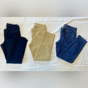 Old Navy Pixie pants; 3 pair bundle; size 4
